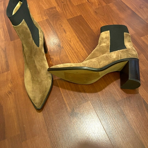 Rag and Bone Brown and Black Western Style Boot Size 37.5 or 6.5/7. New/Unworn! - Picture 2 of 3